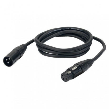 Cablu audio balansat XLR tata - XLR mama, 3 pini, 0.75 m, Dap Audio FL-0175-0,75m