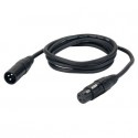 Cablu audio balansat XLR tata - XLR mama, 3 pini, 6 m, DAP Audio FL-016-6m
