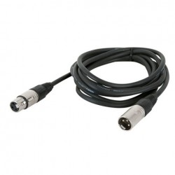 Cablu audio balansat XLR tata - XLR mama, 3 pini, 3 m, Dap Audio FL-713-3m