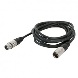 Cablu audio balansat XLR tata - XLR mama, 3 pini, 6 m, Dap Audio FL-716-6m