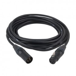 Cablu audio balansat XLR tata - XLR mama, 3 pini, 3 m, Dap Audio FL-723-3 m