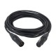 Cablu audio balansat XLR tata - XLR mama, 3 pini, 6 m, Dap Audio FL-726-6 m