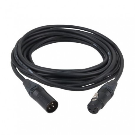 Cablu audio balansat XLR tata - XLR mama, 3 pini, 6 m, Dap Audio FL-726-6 m