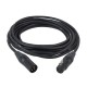 Cablu audio balansat XLR tata - XLR mama, 3 pini, 10 m, Dap Audio FL-7210-10 m