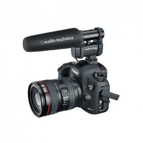 Microfon stereo/mono pentru camera DSLR/video, Audio-Technica AT8024