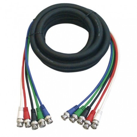 Cablu conectare 5 BNC la 5 BNC , Ã˜6 mm , 1.5 m , DMT FV-05150-1.5m