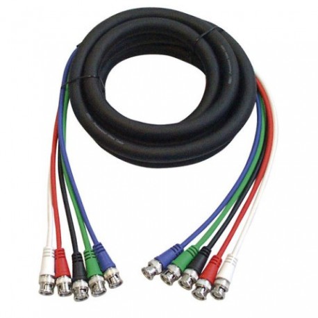 Cablu conectare 5 BNC la 5 BNC , Ã˜6 mm , 3 m , DMT FV-053-3m