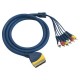 Cablu conector Scart la 6 RCA tata, 1.5 m , DMT FV-07150-1.5m