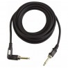 Cablu de conectare Jack 6.3 la Jack 6.3 Road Guitarcable straight ,90° , Ø7 mm , 10 m , DAP-Audio FL-1910-10m