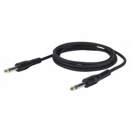 Cablu audio nebalansat Jack 6.3 mono la Jack 6.3 mono , 6 m , DAP-Audio FL-066-6m .