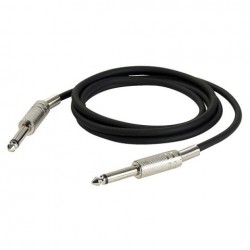Cablu audio nebalansat Jack 6.3 mono la Jack 6.3 mono, 1.5 m , DAP-Audio FL-28150-1.5m