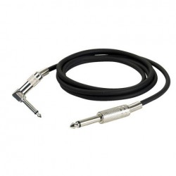 Cablu audio nebalansat Jack 6.3 mono la Jack 6.3 mono 90° , 1.5 m , DAP-Audio FL-29150-1.5m