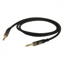 Cablu audio Jack 6.3 mono tata la Jack 6.3 stereo tata , 6 m , DAP-Audio XGL-416-6m