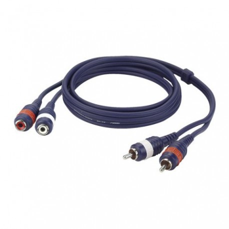 Cablu audio 2 RCA tata la 2 RCA mama, 1,5 m , DAP-Audio FL-27150-1.5m