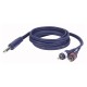 Cablu audio Jack 6.3 stereo la 2 RCA tata, 6 m , DAP-Audio FL-356-6m