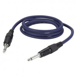 Cablu audio Jack 6.3 mono la Jack 6.3 mono , 2 x 1.5mm2 , 1.5 m , DAP-Audio FS-01150-1.5m
