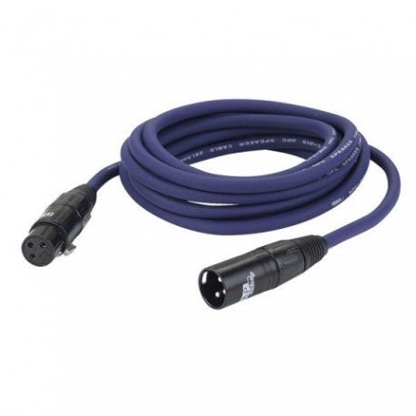 Cablu audio XLR mama 3 pini la XLR tata 3 pini,2 x 1.5mm2, 6 m , DAP-Audio FS-036-6m