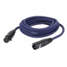 Cablu audio XLR mama 3 pini la XLR tata 3 pini,2 x 1.5mm2, 6 m , DAP-Audio FS-036-6m