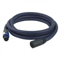 Cablu extensie Speakon mama la Speakon tata,2x 2.5mm2, 6 m Neutrik, DAP-Audio FS-226-6m