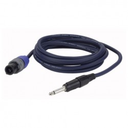 Cablu audio Speakon tata la Jack 6.3 mono, 2 x 1.5mm2, 6 m Neutrik, DAP-Audio FS-166-6m