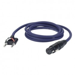 Cablu audio XLR mama 3 pini la Pomona, 2 x 1.5mm2, 1.5 m, DAP-Audio FS-07150-1.5m