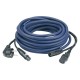 Cablu combi Schuko/XLR mama la IEC/XLR tata, 10 m Audio / Power, DAP-Audio FP-0810-10m