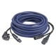 Cablu combi Schuko/XLR mama la IEC/XLR tata, 15 m Audio / Power, DAP-Audio FP-0815-15m