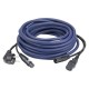 Cablu combi Schuko/XLR mama la IEC/XLR tata, 20 m Audio / Power, DAP-Audio FP-0820-20m