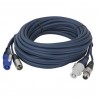 Cablu combi Powercon/XLR mama la Powercon/XLR tata, 3 m , DAP-Audio 90902-3m
