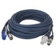 Cablu combi Powercon/XLR mama la Powercon/XLR tata, 6 m , DAP-Audio 90903-6m