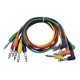 Set 6 cabluri Jack 6.3 stereo la Jack 6.3 90°, 1 m , DAP-Audio FL-1560-1m