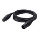 Cablu DMX XLR tata la XLR mama, 5 pini, 10 m, DAP-Audio FL-0810-10m