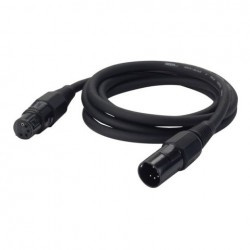 Cablu DMX XLR tata la XLR mama, 5 pini, 20 m, DAP-Audio FL-0820-20m