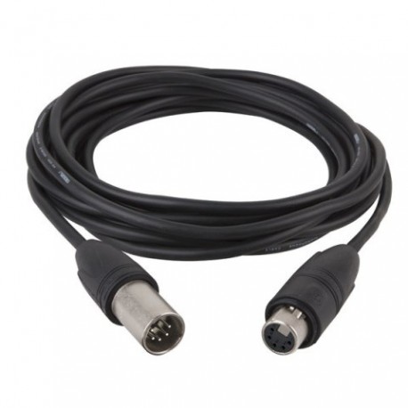 Cablu DMX, XLR tata la XLR mama, 5 pini, Neutrik, 10 m XX HD, DAP-Audio FL-8310-10m