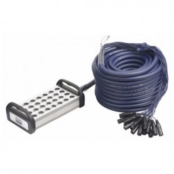 Cablu multicore 16 XLR tata 3 pini la XLR 24 mama/4 tata, 30 m, DAP-Audio D-950330-30m