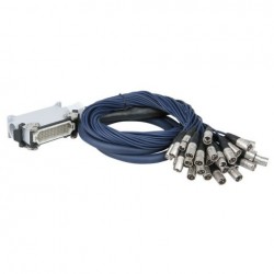 Cablu multicore 108 poli ilme tata la 32 XLR tata,/4 XLR mama, 2.5 m, DAP-Audio D-9640-2.5m