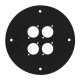 Tambur (fara cablu), 0.35 m, Black, DAP-Audio D-9537B