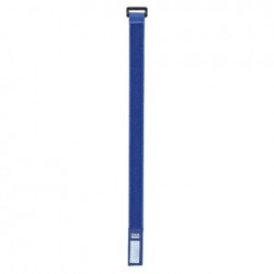 Curele de sustinere cabluri,Set Snap Fastener, 36 x 2.5 cm cm, 10 pieces Blue, DAP-Audio D-9577U