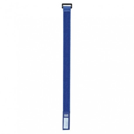 Curele de sustinere cabluri,Set Snap Fastener, 36 x 2.5 cm cm, 10 pieces Blue, DAP-Audio D-9577U