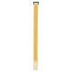 Curele de sustinere cabluri,Set Snap Fastener, 36 x 2.5 cm cm, 10 pieces Yellow, DAP-Audio D-D9577Y