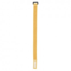 Curele de sustinere cabluri,Set Snap Fastener, 36 x 2.5 cm cm, 10 pieces Yellow, DAP-Audio D-D9577Y