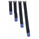 Curele de sustinere cabluri,Set Snap Fastener, 46.5 cm long, 5 cm width, 10 pieces, DAP-Audio D-9572