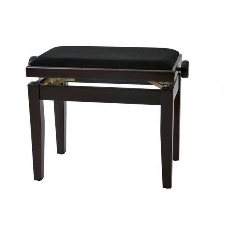 Scaun negru mat pentru pian, GEWA SCAUN PIAN DELUXE PALISANDRU MAT VE2 (130.040)