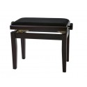Scaun negru mat pentru pian, GEWA SCAUN PIAN DELUXE PALISANDRU MAT VE2 (130.040)