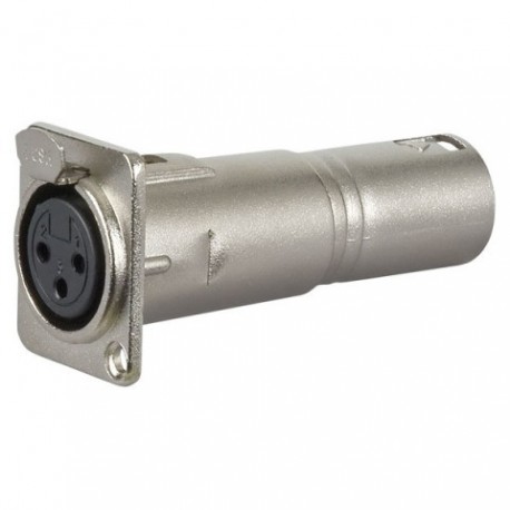 Adaptor XLR mama 3 pini chassis la XLR tata 3 pini, DAP-Audio FLA-50