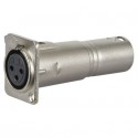Adaptor XLR mama 3 pini chassis la XLR tata 3 pini, DAP-Audio FLA-50