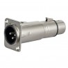 Adaptor XLR tata 3 pini chassis la XLR mama 3 pini, DAP-Audio FLA-51