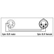 Adaptor XLR tata 5 pini la XLR mama 3 pini, DAP-Audio XGA-29