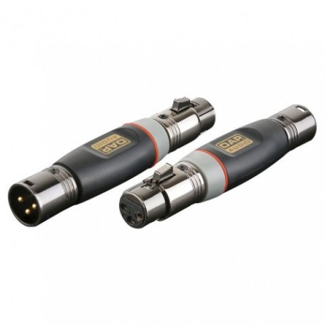 Adaptor XLR tata 3 pini la XLR mama 3 pini, Phase Reverse, DAP-Audio XGA-36