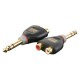 Adaptor Jack 6.3mm stereo tata la 2 RCA mama, DAP-Audio XGA-18